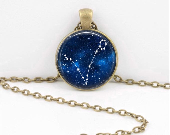 Pisces Pendant Necklace Jewelry, Galaxy Astrology Zodiac Constellation,  Star Sign, Zodiac Jewelry, Horoscope Pisces Necklace