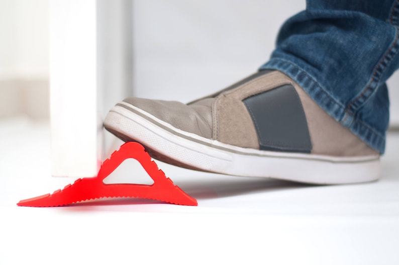 Blockystar Original Dörrstopp, dörrkil, dörrstötfångare, handtagsskydd och väggskydd, kilgummi, dörrstopp, tröskel, dörrgångjärn bild 1