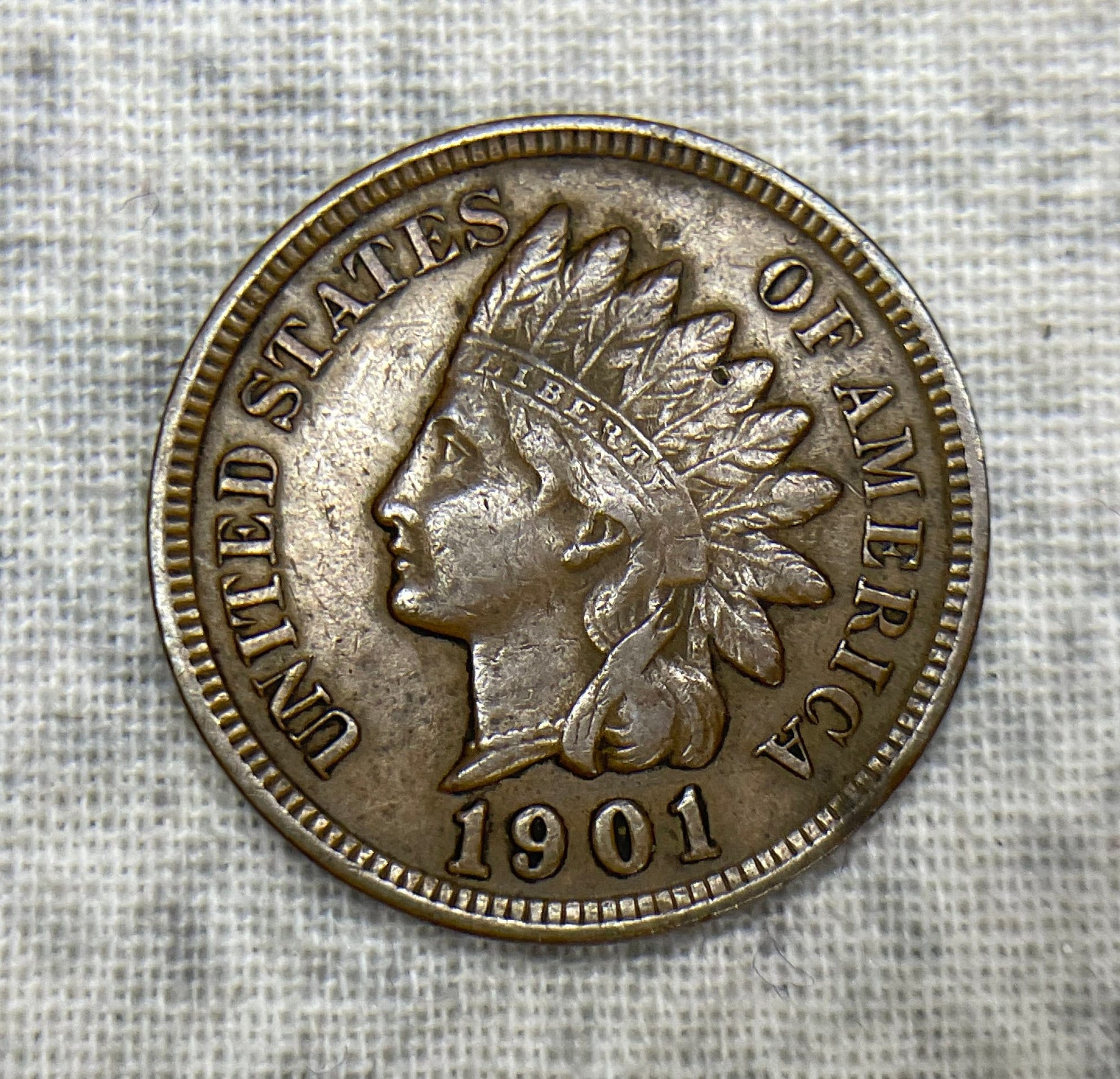 USA - indian head - 1 cent 1901