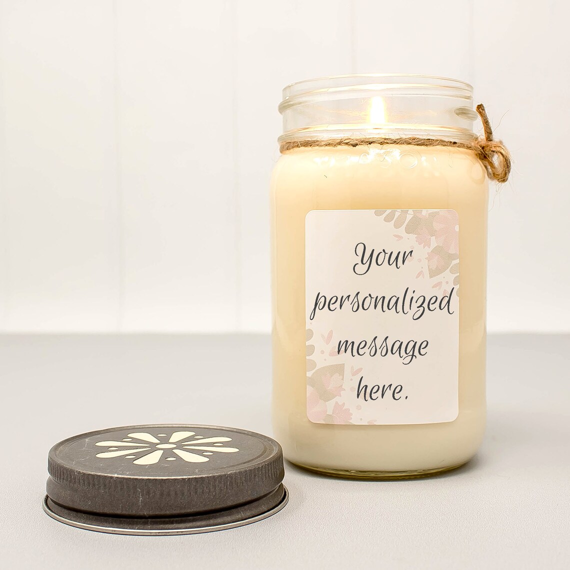 Personalized Candles Scented Candles with a Message Etsy