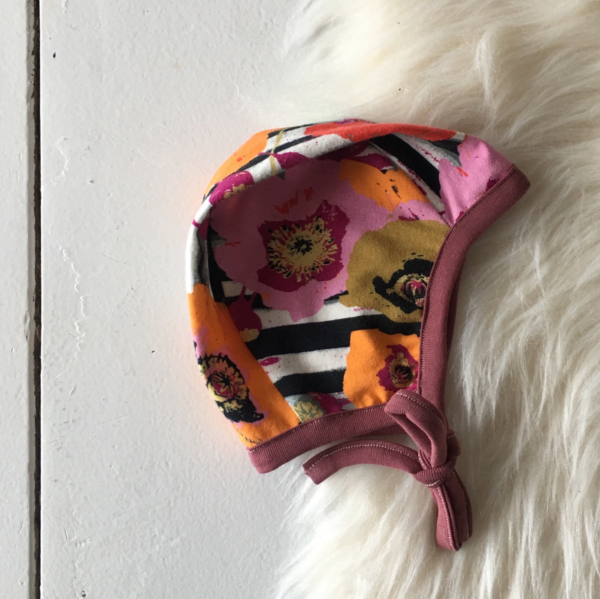 Newborn girl hospital hats fall coming home hats beanies Etsy