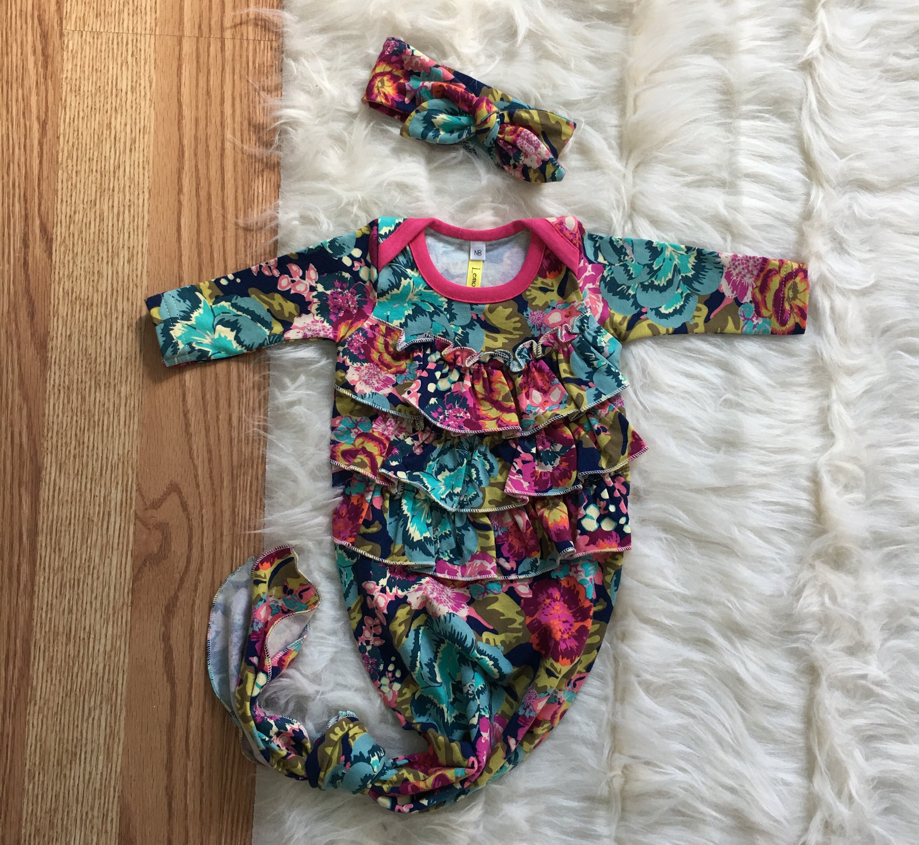 newborn girl coming home outfit fall