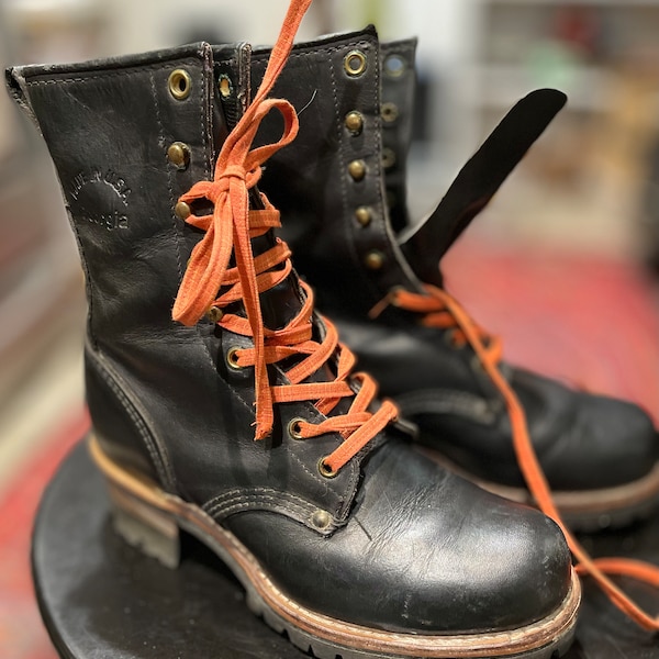 Georgia logger boots men's size 6