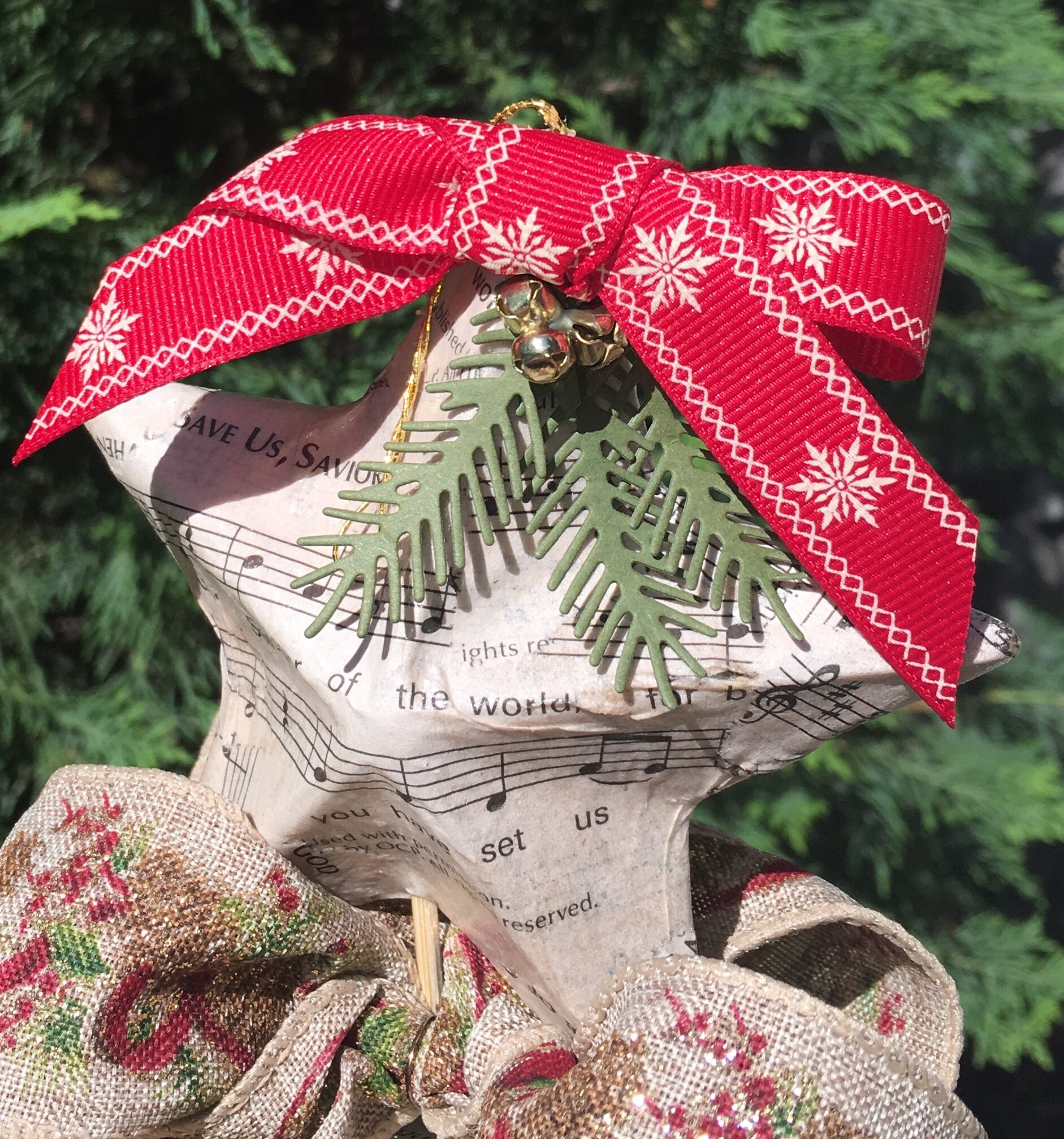 Christmas Advent Calendar Handmade Advent Tree with Ornament Etsy