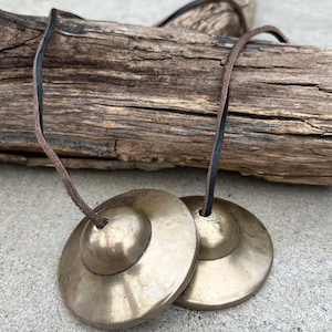 Tibetan Buddhist Meditation Yoga Tingsha Cymbal Bell Chimes With Pouch