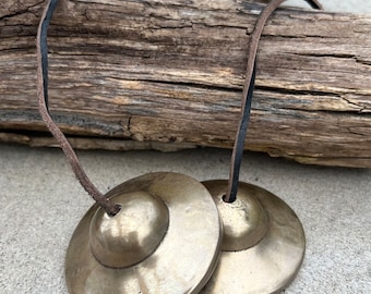 Tibetan Buddhist Meditation Yoga Tingsha Cymbal Bell Chimes With Pouch