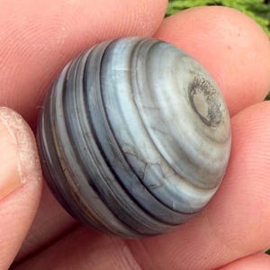 Indo-Himalayan Ancient Suleimani Bead | Antique Agate | Tribal Ethnic Jewelry | Rare Spiritual Healing Amulet 21mm