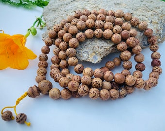 Tibetan Buddhist Meditation Bodhi Seed Mala / Rosary 108 Beads