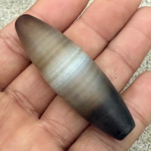 Indo-Himalayan Ancient Suleimani Bead | Antique Agate | Tribal Ethnic Jewelry | Rare Spiritual Healing Amulet 60 mm