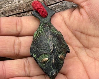 Bear Bell for Hiking, Brass Sleigh Bells, Dog Pet Training, Trail Bell, Keychains Fish Design