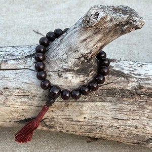 Tibetan Meditation Yoga 21 Beads Rosewood Wrist Mala Power Bracelet