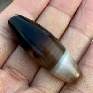 Indo-Himalayan Ancient Suleimani Bead | Antique Agate | Tribal Ethnic Jewelry | Rare Spiritual Healing Amulet 46 mm