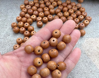 Tibetan Buddhist Bodhi Seed Loose Beads Pack of 108 Beads Mala Kit