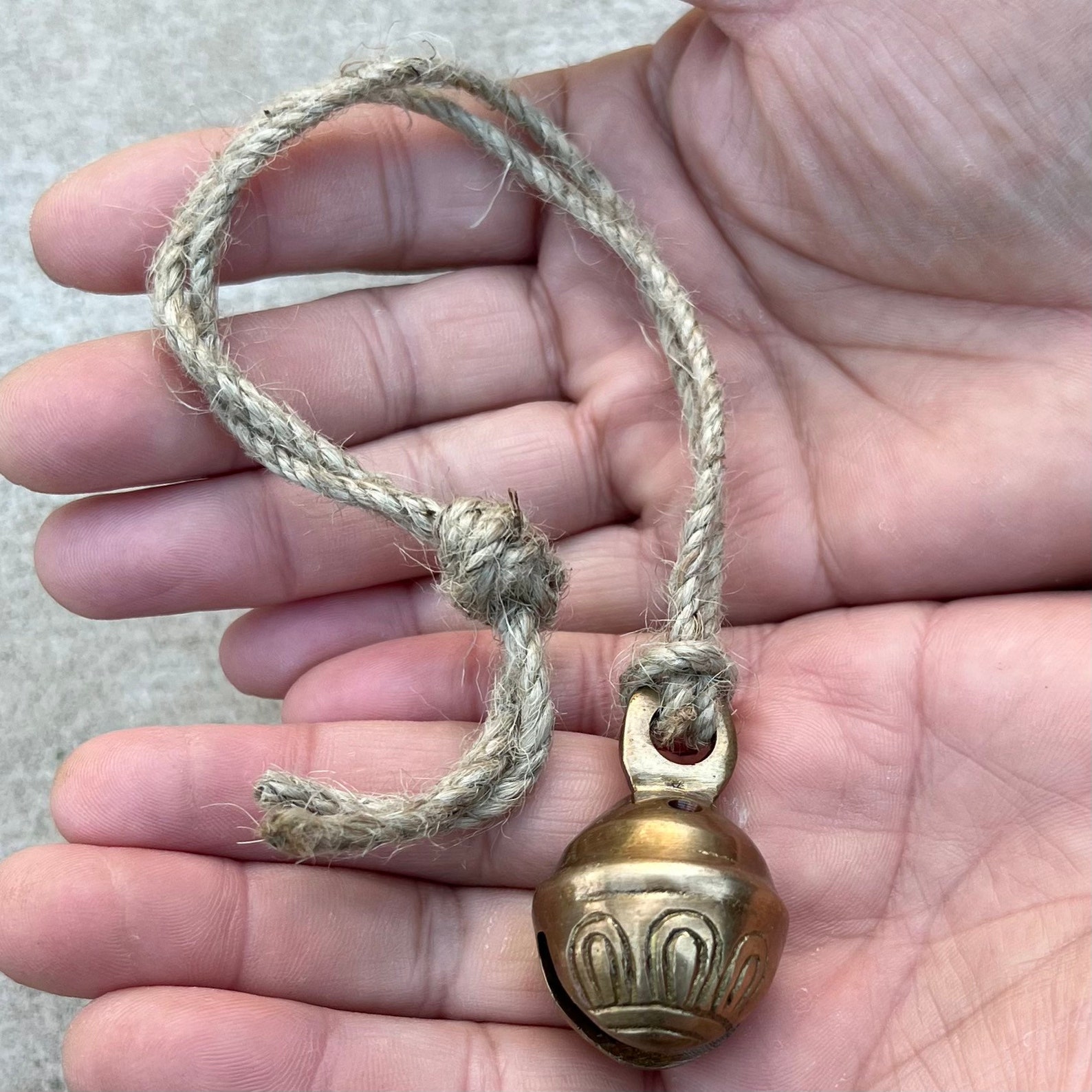 Bear Bell for Hiking Brass Sleigh Bells Dog Pet Training Etsy