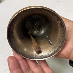 Tibetan Buddhist Antique Bell and Dorje Ritual Set with Original Case image 12