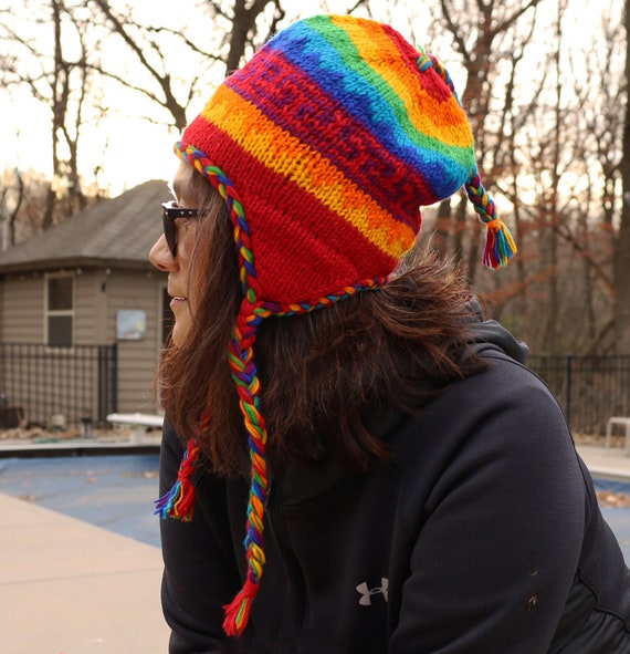 Wool Nepal Fair Trade Hand Knit Ear 