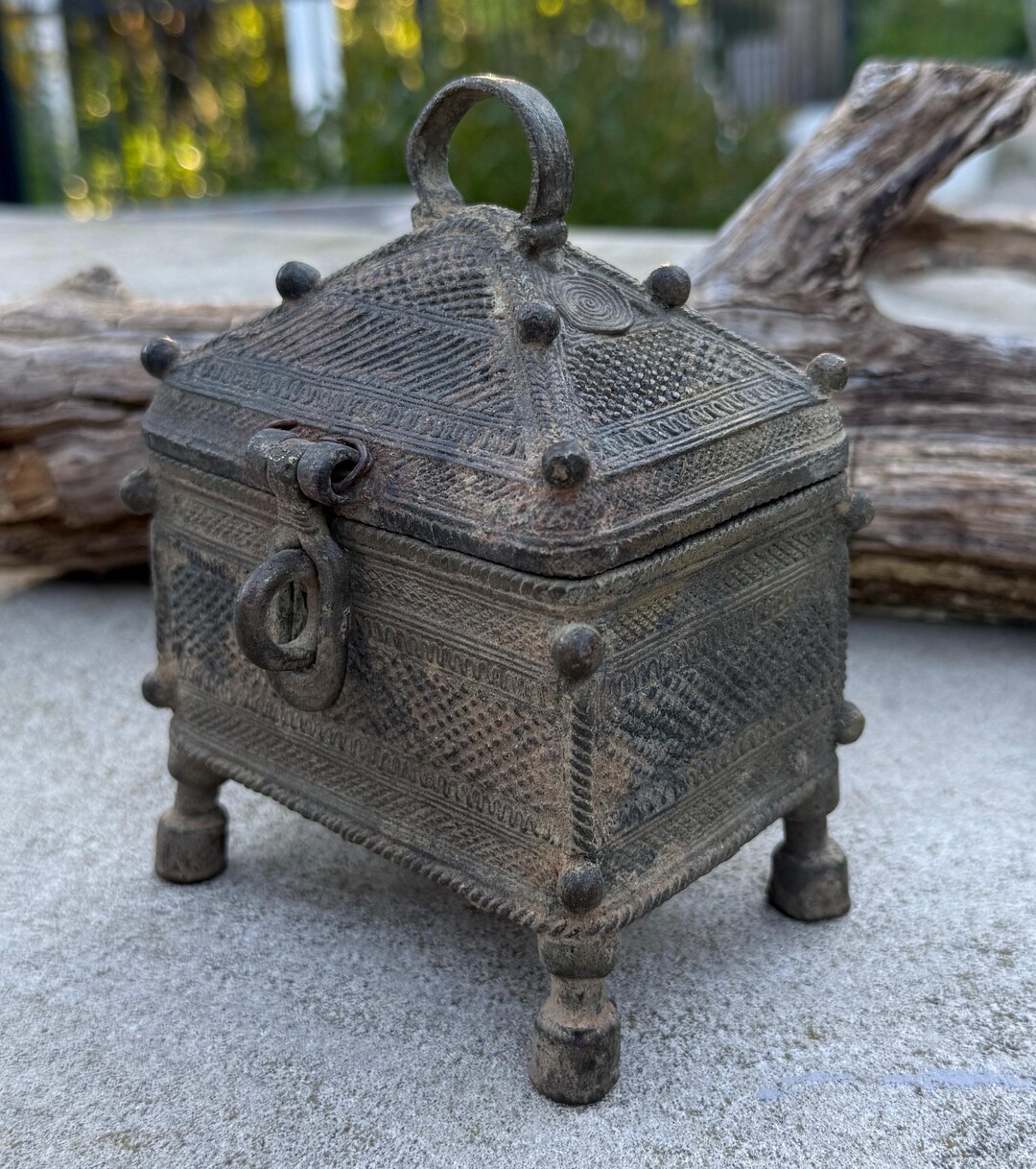 Antique Bronze Box Dhokra Work From Odisha, India – Handcrafted ...