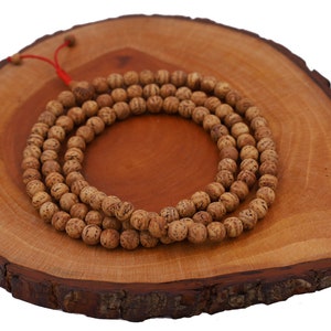 Tibetan Buddhist Meditation Bodhi Seed Mala Rosary 108 Beads With Free Mala Bag image 4