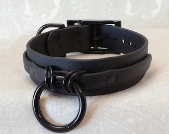 D & O Ring Vegan Collars