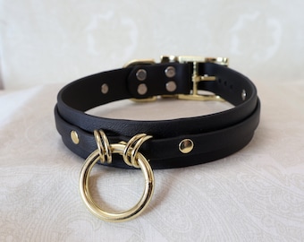 D & O Ring Vegan Collars