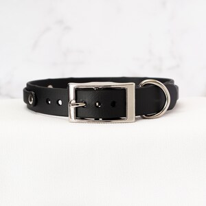 3/4" Heart Ring Layered Collar | Durable & Comfortable, COLORFUL OPTIONS, Waterproof, Latex Free | BioThane - Vegan Leather Alternative image 4