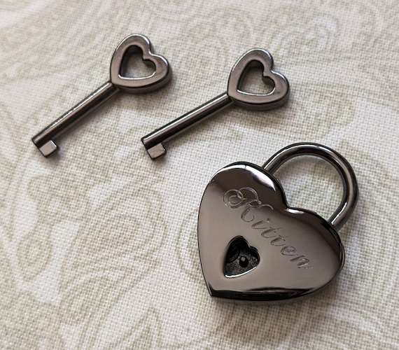 Custom Diamond Engraved Small Gunmetal 