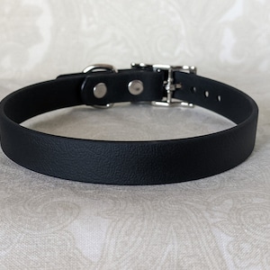 5/8&quot; Vegan Leather Day Collar Choker | Comfortable, COLORFUL OPTIONS, Durable, Waterproof, Latex Free | Handmade to Order