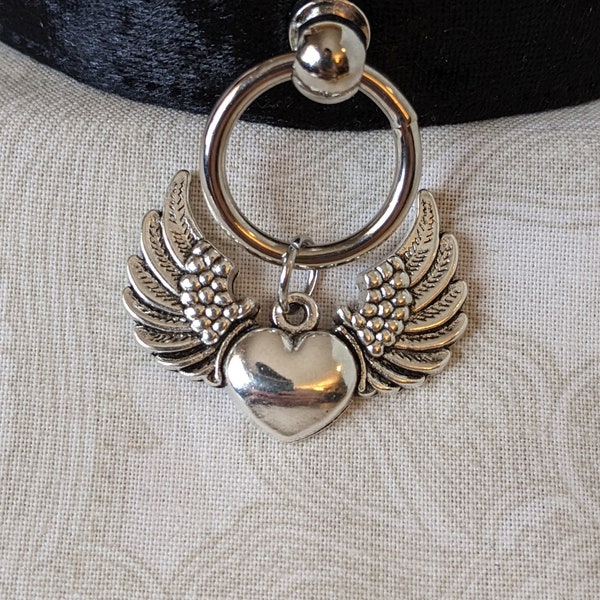 ADD-ON: Large Winged Heart Charm! *Please Read Description*