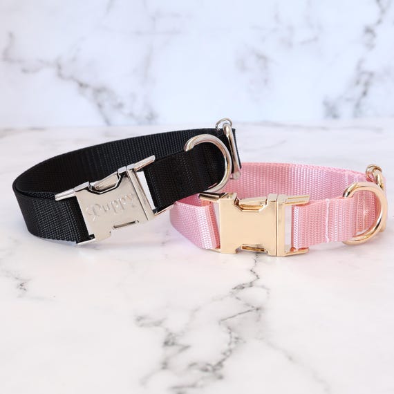 Customizable 3/4" Nylon Webbing Puppy Kitten Collar | Kittenplay Petplay Gear bble7