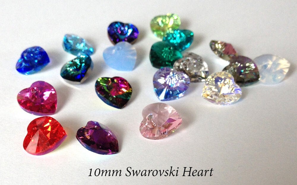 ADD-ON: 10mm Genuine Crystal Hearts!