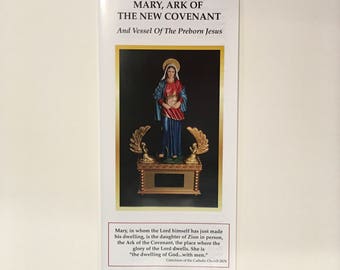 Brochure - Mary, Ark of the New Covenant//Catholic education catechesis//Blessed Mother Virgin Mary
