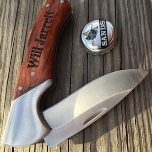 1 Personalized Pocket Knife,Groomsmen Gift, Best Man Gift,Survival Knife,Hunting Knife,Fishing Knife, Father&#39;s Day For Wedding