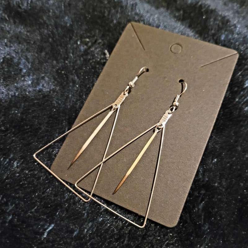 •MARQUISE• porcupine quill + silver earrings