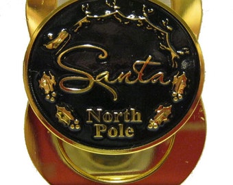 Black Santa Claus Noney Clip