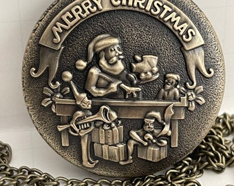 SANTA'S WORKSHOP POCKETWATCH