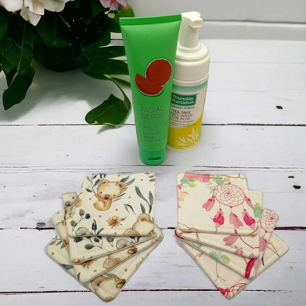 Fabric Makeup Wipes with a Selection of Fabric Options