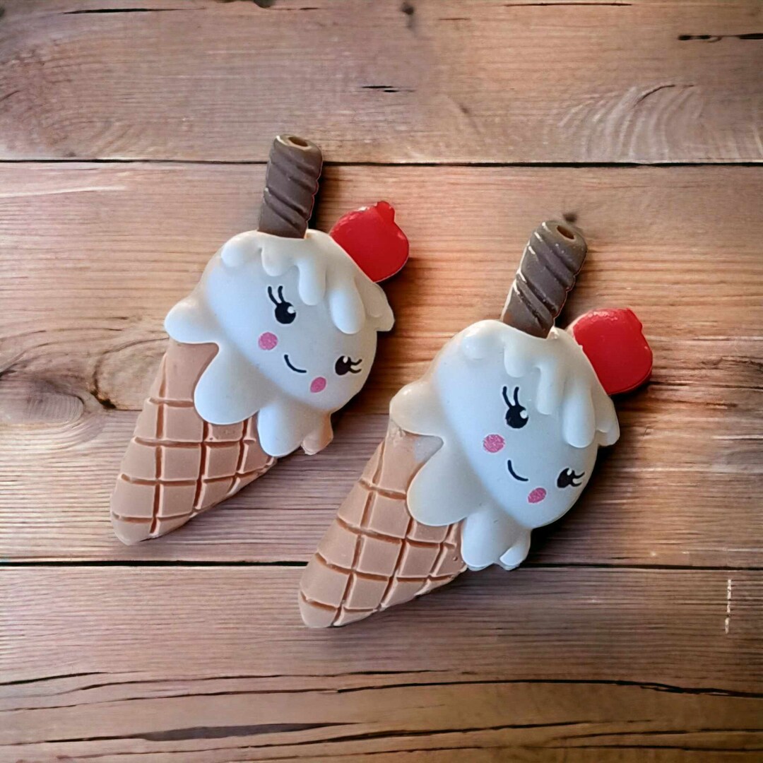 Sweet Treats for Your Ears Ice Cream Cone Resin Earrings - Etsy
