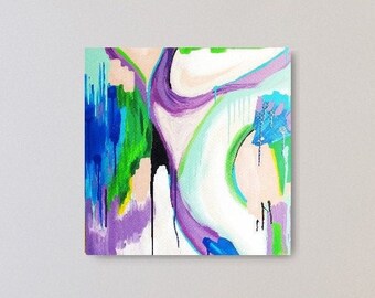 Original Abstract Acrylic Painting: Modern Canvas Art (24" x 24")