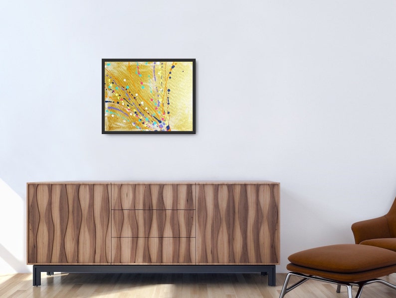 Abstract Art // 16 x 20 // Contemporary // Colorful Wall Art // Modern Painting // Canvas Painting // Original Abstract // Bright Art image 2