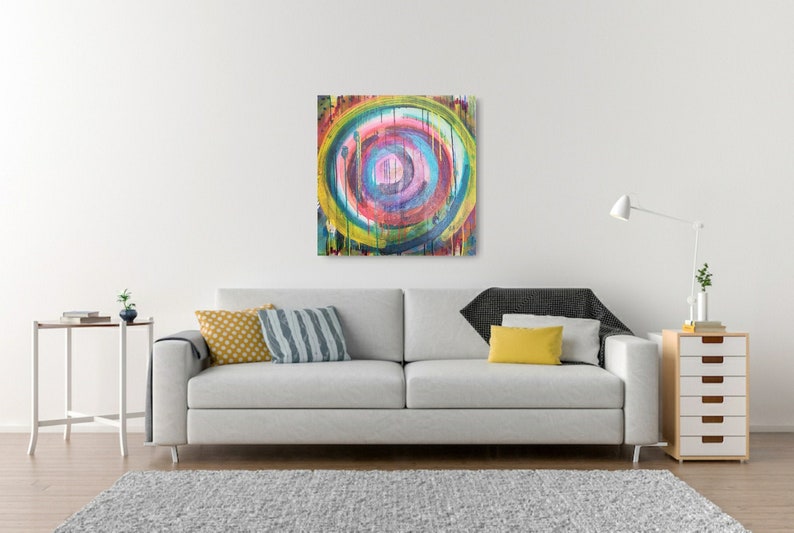 Original Painting // 24 X 24 // Abstract Art // Acrylic Painting ...