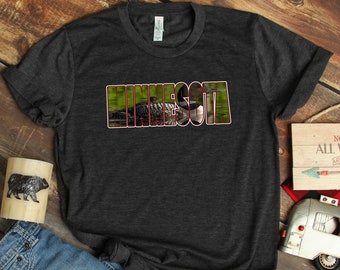 Minnesota Shirt, Minnesota Loon T-Shirt, Minnesota Outdoors Camping Gift Tee, Minnesota Native, Looney