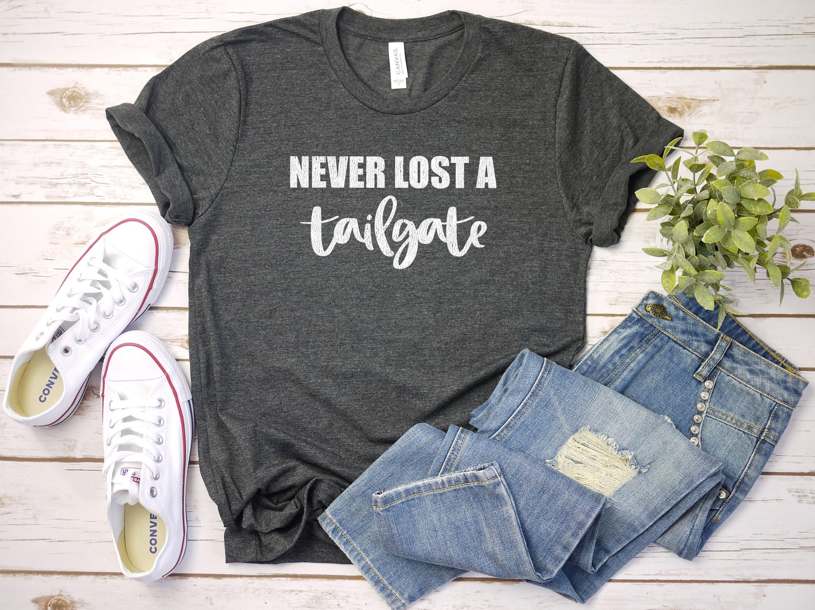 Football Tailgating Shirt, Never Lost A Tailgate Tshirt, Funny