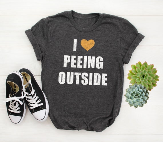 Funny Outdoors Shirt, Funny Camping T-Shirt, I Love Peeing Outside Tee, Funny Camping Gift, Unisex Hiking Shirt, Gift For Mom, Backpacking