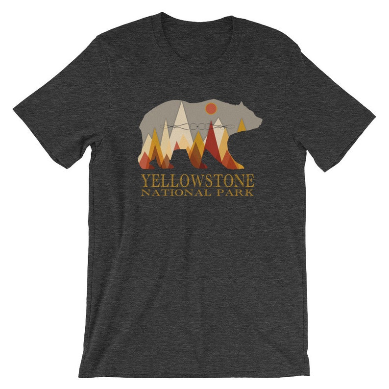 Yellowstone Shirt UNISEX Yellowstone National Park Tshirt Etsy