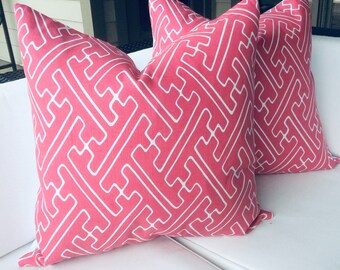 Quadrille pillow | Etsy Quadrille Soft Lavender Pina, Pillow