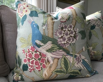 18/" Gris//OCRE GP /& J Baker Tissu Housse De Coussin Citrouilles