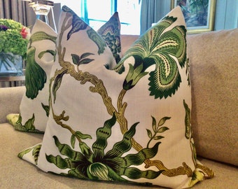 SCHUMACHER &quot;Hot House Flowers&quot; in VERDANCE-Pillow Covers