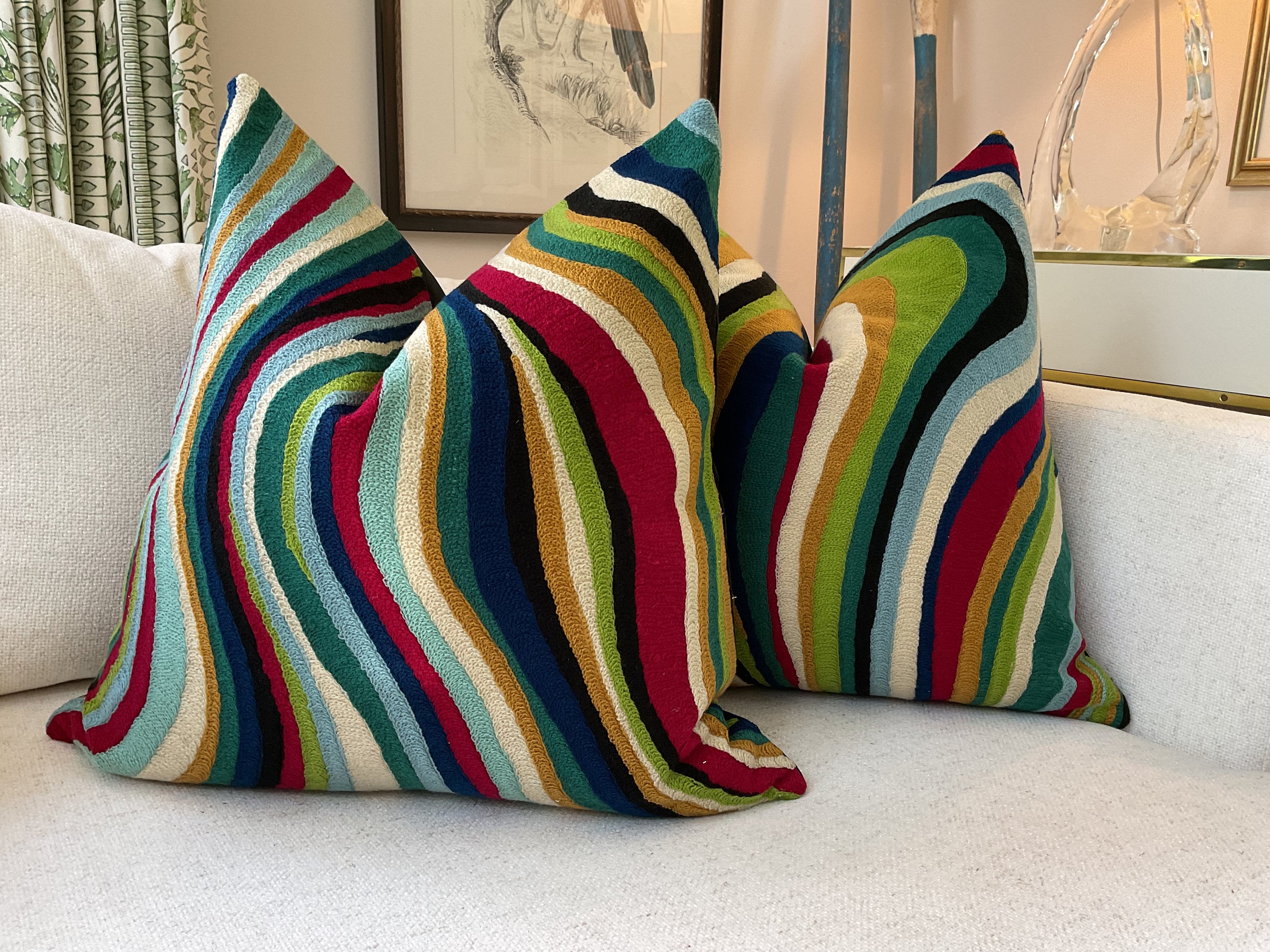 Exotic throw pillows online