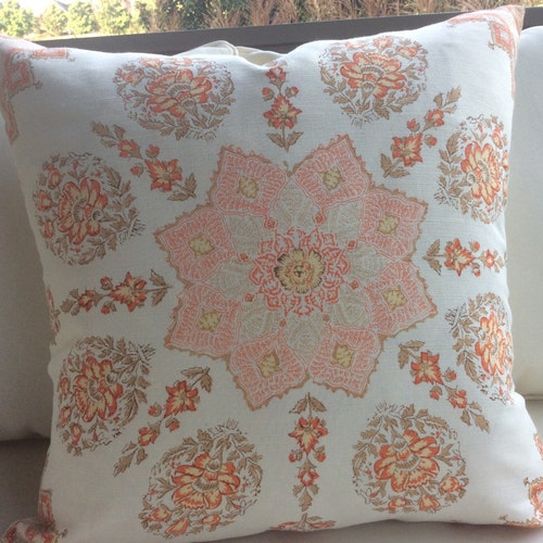 Quadrille Volpi Pillow Cover in Soft Lavender on Tint Etsy
