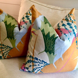 Schumacher “ANANAS” in Beautiful tropical colorway pillow cover